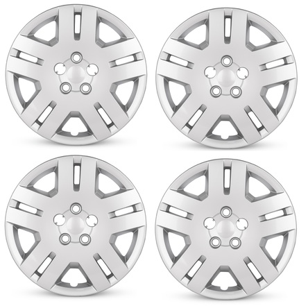 2011-2014 Dodge Avenger Four Piece Set Silver Wheel Cover Caps / Hubcaps