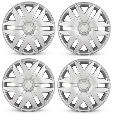 2004-2010 Toyota Sienna Four Piece Set Silver Wheel Cover Caps / Hubcaps