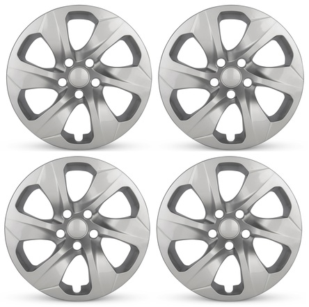2019-2024 Toyota Rav4 Four Piece Set Silver Wheel Cover Caps / Hubcaps