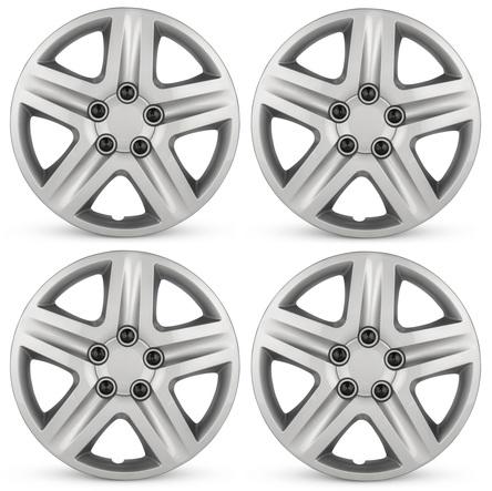 2006-2007 Chevrolet Monte Carlo Four Piece Set Silver Wheel Cover Caps / Hubcaps