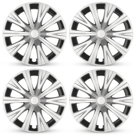 2018-2021 Toyota Camry Four Piece Set Silver Wheel Cover Caps / Hubcaps