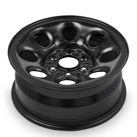 17×7.5 Factory OEM Black Steel Wheel For 2007-2013 Chevy Silverado 1500 – Remanufactured